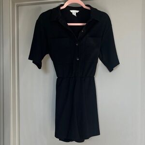 Textured Jersey Romper